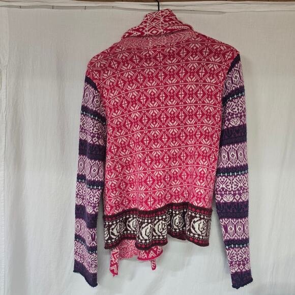 Sundance Gretchen Wool Blend Fair Isle Cardigan - Picture 4 of 4
